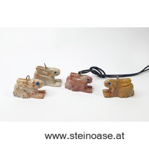 Anhänger HASE / Kaninchen mit Band